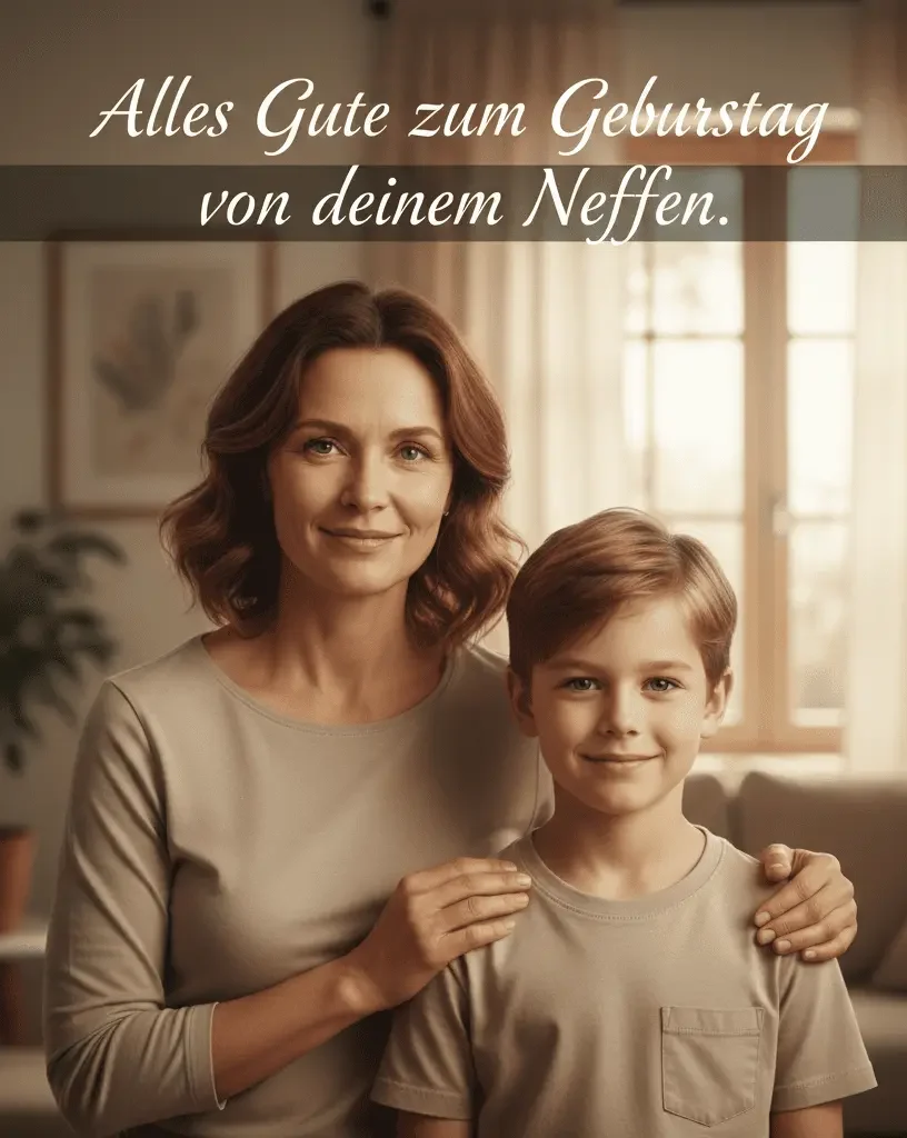 Tante steht unterstützend neben einem jungen Mädchen in einer warmen Familienszene